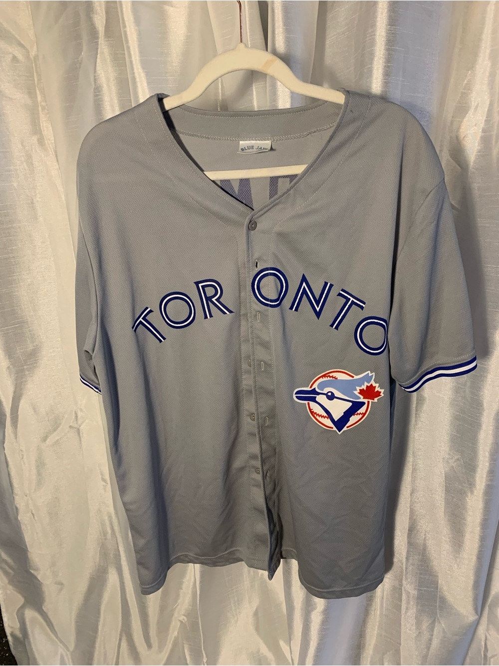Blue Jay Light Blue and White Team Jersey